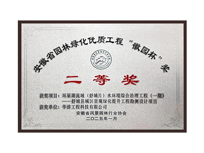 菏泽荣获2025“徽园杯”奖二等奖